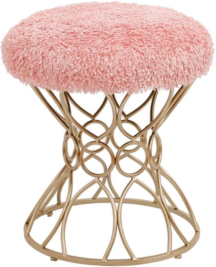 Footstools Nordic Bedroom Dressing Stool Wrought Iron Living Room Sofa Bench Home Decoration Shoes Bench